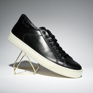Bruno Magli Westy Black Leather Sneakers
